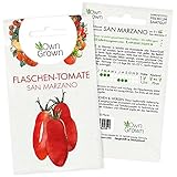 Tomaten Samen San Marzano: Premium Tomatensamen zum einfachen Anbau von Tomatenpflanzen für Balkon und Garten – Alte Tomatensorten Samen für köstliche Flaschentomaten – 5 Gemüse Samen von OwnGrown foto / 2,35 € (0,47 € / stück)