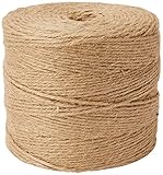 Rayher 4200331 Jutegarn, 3fach, 3,5 mm ø, Spule 280 m, Farbe natur, Jute-Schnur, Bindegarn, Bindeschnur, Dekokordel, Jutekordel foto / 9,99 €