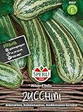 83617 Sperli Premium Zuchini Samen Striato Italia | Früh | Lange Ernte | Gestreifte Zucchini | Zuchini Saatgut | Zucchini Gestreift foto / 4,17 €