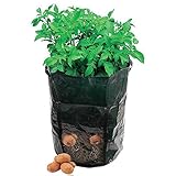 Moonvvin Garden Grow Bag,7 Gallon Heavy Duty Durevole Borsa con Manici Verdura Patate Sacchi per Patate, Carota, Cipolla e Verdure Fiore pianta foto / EUR 8,94