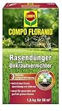 Compo 13300 - Floranid, fertilizzante per prato con diserbante, 1,5 Kg per 50 mq foto / EUR 31,85