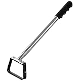 Walensee Mini Action Hoe for Weeding Stirrup Hoe Tools for Garden Hula-Ho with 14- Inch Scuffle Loop Hoe Gardening Weeder Cultivator, Sharp Durable Metal Handle Weeding Rake with Cushioned Grip, Grey photo / $16.50