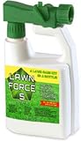 Nature’s Lawn - Lawn Force 5 - Liquid Fertilizer, Aerator, Dethatcher w/Humic + Fulvic Acid, Kelp/Seaweed & Mycorrhizae - Free Sprayer - Pet-Safe - 1qt photo / $29.99