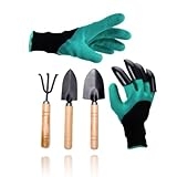 Herramientas De Jardineria | Kit para Plantas En Macetas, Bonsái Interior Y Exterior, Huertos Urbanos O Jardin De Casa | Set De Jardinería con Pala, Rastrillo Y Guantes foto / 9,49 €