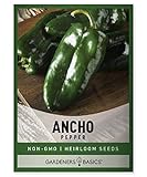 Ancho Poblano Pepper Seeds for Planting Heirloom Non-GMO Ancho Peppers Plant Seeds for Home Garden Vegetables Makes a Great Gift for Gardening by Gardeners Basics photo / $5.95