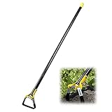 BsBsBest Scuffle Hoe Garden Tool, Stirrup Loop Hoe with 54 Inch Adjustable Long Hand, Oscillating Hoe Great for Weeds in Backyard,Vegetable Garden photo / $26.95