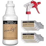 Emily's Naturals Neem Oil Plant Spray Kit, Makes 48oz | Natural Spray for Garden and House Plants | Safe and Biodegradable photo / $14.95