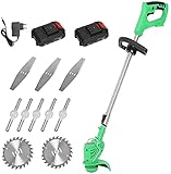 LHMYHHH Batterie strimmer schnurlos mit 2 batterieladegerät Rasen räuber Edger werkzeuggarten Gras strimmer länge 90-122 einstellbar für Outdoor Yard b 24v 3Ah foto / 126,99 €