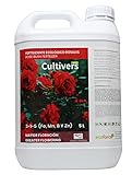 CULTIVERS Fertilizante Rosales Ecológico de 5 L. Abono Líquido Hojas más Verdes, Mayor Floración e Intensifica el Color. con Macronutrientes y Micronutrientes. Abono 100% Orgánico y Natural foto / 29,90 €