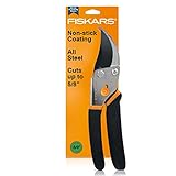 Fiskars Gardening Tools: Bypass Pruning Shears, Sharp Precision-ground Steel Blade, 5.5” Plant Clippers (91095935J) photo / $12.99