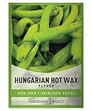 Hungarian Hot Wax Pepper Seeds for Planting Heirloom Non-GMO Hungarian Hot Wax Peppers Plant Seeds for Home Garden Vegetables Makes a Great Gift for Gardening by Gardeners Basics photo / $4.95