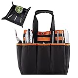 NSNSWA Garden Tool Bag, Canvas Heavy-Duty Storage Bag with 8 Oxford Pockets and Gardening Mat, Home Organizer for Gardening,Women Men Garden Plant Tool Bag, Garden Tool Kit Holder,Garden Gift photo / $13.99