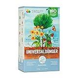 Plantura Bio Universaldünger mit 3 Monaten Langzeitwirkung, Pflanzendünger, 1,5 kg, für kraftvolle Pflanzen, 100% tierfrei & Bio, gut für den Boden, unbedenklich für Haus- & Gartentiere, Naturdünger foto / 14,99 € (9,99 € / kg)