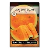 Sow Right Seeds - Orange Tendersweet Watermelon Seed for Planting - Non-GMO Heirloom Packet with Instructions to Plant a Home Vegetable Garden photo / $4.99