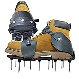 Lawn Aerator Shoes, Update Spike Sandals for Aerating Soil for Plants Health, Aerator Tools for Yard, Lawn, Roots ,Garden & Grass,Revives Lawn Health photo / $29.99