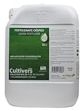 CULTIVERS Fertilizante Césped Ecológico de 10 L. Abono Líquido con Micronutrientes y Aminoácidos. Abono 100% Orgánico y Natural. Césped más Verde, Fuerte y denso. No Produce Quemaduras foto / 47,95 €