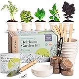 Organic Vegetable Garden Starter Kit - Vegetable Growing Kit, Vegetable Starter Kit, Organic Tomato Seeds Non GMO Certified, Countertop Garden Starter Kit photo / $29.00 ($29.00 / Count)