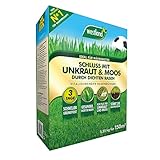 Westland Schluss mit Unkraut & Moos, 5,25 kg, 150 m² – Rasendünger für dichten Rasen, feines Rasen-Granulat ideal für Mähroboter foto / 24,99 € (4,76 € / kg)