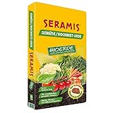 Seramis Torffreie Bioerde für Gemüse & Hochbeet, 40 l – Gemüseerde mit Dünger und Pflanz-Granulat zur Wasser- und Nährstoffspeicherung foto / 9,99 €