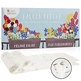 OwnGrown Mélange de fleurs de balcon - Kit de graines de qualité supérieure pour 2 bacs à fleurs - Graines de plantes de balcon à croissance facile, fleurs d'été et graines de fleurs sauvages photo / 3,95 €