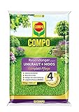 COMPO Rasendünger gegen Unkraut+ Moos Komplett-Pflege, 3 Monate Langzeitwirkung, Feingranulat, 9 kg, 300m² foto / 53,99 € (6,00 € / kg)