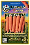 Everwilde Farms - 2000 Scarlet Nantes Carrot Seeds - Gold Vault Jumbo Seed Packet photo / $2.98