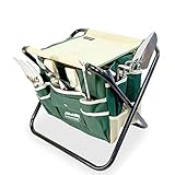 GardenHOME Garden Tool Set 7 Piece Gardening Tools 5 Sturdy Stainless Steel Gardening Tool Set , Heavy Duty Folding Stool, Detachable Canvas Bag photo / $39.99