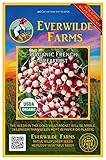 Everwilde Farms - 250 Organic French Breakfast Radish Seeds - Gold Vault Packet photo / $3.75