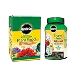 Miracle-Gro Water Soluble All Purpose and Shake 'N Feed Plant Food Bundle: Feeds Flowers, Vegetables, Trees, and Houseplants photo / $12.46