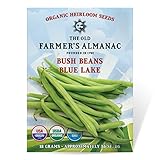 The Old Farmer's Almanac Heirloom Organic Bush Bean Seeds (Blue Lake) - Approx 55 Seeds photo / $4.29 ($6.76 / Ounce)