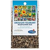 Drought Resistant Tolerant Wildflower Seeds Open-Pollinated Bulk Flower Seed Mix for Beautiful Perennial, Annual Garden Flowers - No Fillers - 1 oz Packet photo / $9.69