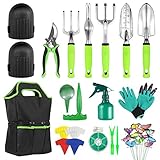 ZNCMRR 52 Pieces Garden Tools Set, Heavy Duty Gardening Kit, Extra Succulent Tools Set with Non-Slip Rubber Grip, Storage Tote Bag and Outdoor Hand Tools, Outdoor Gardening Gifts Tools for Gardeners photo / $22.94