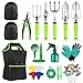 photo ZNCMRR 52 Pieces Garden Tools Set, Heavy Duty Gardening Kit, Extra Succulent Tools Set with Non-Slip Rubber Grip, Storage Tote Bag and Outdoor Hand Tools, Outdoor Gardening Gifts Tools for Gardeners