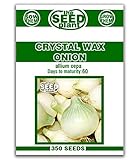 Crystal Wax Onion Seeds - 350 Seeds Non-GMO photo / $1.59