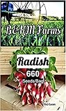 Over 660 Radish Seeds for Planting-3 Grams of Heirloom & Non-GMO Seeds with Instructions to Plant The Perfect Kitchen Herb Garden, Indoor Or Outdoor. Great Gardening Gift. Microgreens. by B&KM Farms photo / $4.49 ($0.01 / Count)