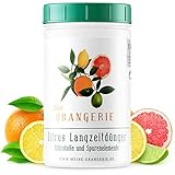 Meine Orangerie - Langzeit-Zitrusdünger [1kg] - Profi Zitruspflanzendünger - Gleichmäßige Langzeit-Wirkung für 6 Monate - Langzeit Zitrusdünger für Citruspflanzen und mediterrane Pflanzen foto / 25,90 €