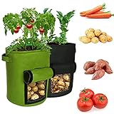 Bolsas de Cultivo de Jardín,2Pcs Bolsas de Cultivo de Plantas de Tela,Bolsa de Cultivo de Plantas Vegetales,Bolsas de Cultivo de Plantas de Papa,Bolsas para Plantas para el Cultivo de Patatasy. foto / 13,69 €