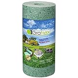 Grotrax Biodegradable Grass Seed Mat - 55 SQFT Year Round - Grass Seed and Fertilizer All in One for Lawns, Dog Patches & Shade - Just Roll, Water & Grow - No Fake or Artificial Grass photo / $52.99