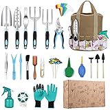 UNIDEAL Herramientas Jardinería, Kit Jardineria 82 Piezas, Herramienta de Jardín, Juego Herramientas Jardín, jardineria Herramientas, Herramientas huerto con Bolsa de Transporte foto / 24,99 €