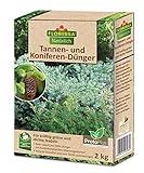 Florissa Natürlich BIO Tannen-und Koniferendünger für kräftig grüne Nadeln und Blätter| Sofort-und Langzeitwirkung durch ProtoPlus | biologisch GÄRTNERN Gütesiegel | braun, 2 kg foto / 10,99 € (5,02 € / kg)