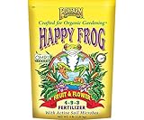 FoxFarm FX14650 Happy Frog Organic Fruit and Flower Fertilizer with Phosphorus and Nitrogen for Vibrant Blooms and Improved Root Health, 4 Pound Bag photo / $20.00