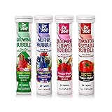 Dr. Joe Water Soluble Fertilizer PlantFood Bundle | Flowers, Vegetables, and House Plants(Growing Booster &Nutrients) | Pack of 4 -14 Fizzing Tablets for Indoor & Outdoor Garden Potted Houseplants photo / $24.99