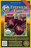 Everwilde Farms - 500 Organic Detroit Dark Red Beet Seeds - Gold Vault Packet photo / $3.25