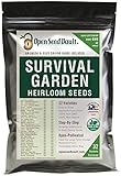 (32) Variety Pack Survival Gear Food Seeds | 15,000 Non GMO Heirloom Seeds for Planting Vegetables and Fruits. Survival Food for Your Survival kit, Gardening Gifts & Emergency Supplies | Garden vegetable seeds. by Open Seed Vault photo / $49.99 ($1.56 / Count)