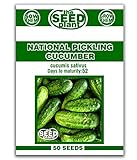 National Pickling Cucumber Seeds - 50 Seeds Non-GMO photo / $1.59 ($0.03 / Count)