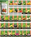 16,000 Heirloom Seeds for Planting Vegetables and Fruits - 32 Variety, Non-GMO Survival Seed Vault photo / $39.99 ($0.00 / Count)