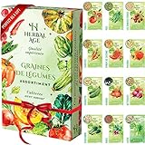 Cultivez votre propre potager –12 variétés de graines de légumes, 5100 graines prêtes à être cultivées – Kit de plantation de légumes pour Femmes, Enfants, Débutants, cadeaux de jardinage photo / 9,98 € (0,00 € / unité)