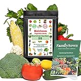 Survival Seeds by Family Sown – 15,000 Non GMO Heirloom Seeds, Naturally Grown Herb Seeds & Seeds for Planting Vegetables and Fruits, Perfect Vegetable Garden Seed Starter Kit photo / $34.95