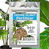 House Plant Fertilizer - Complete Slow Release Formula + Micro Nutrients by PowerGrow - Feeds Houseplants for 8 Months and Includes Over a Year Supply (6oz (1 House Plant Fertilizer Bag)) photo / $8.75