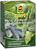 Compo Koniferen Langzeit-Dünger für alle Arten von Nadelgehölzen und Immergrünen, 6 Monate Langzeitwirkung, 4 kg, 70m² foto / 29,99 € (7,50 € / kg)